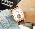 At Wholesale Clone Vacheron Constaintin Malte White Dial Brown Leather Strap Watch